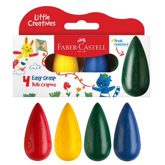 Little Creatives Easy Grasp Bulb Crayons Set of 4