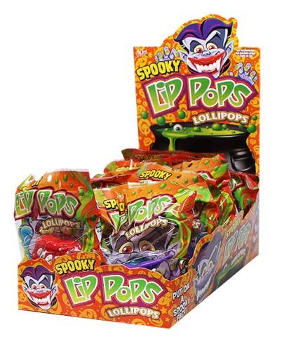 Spooky Lip Pops, 12ct Display