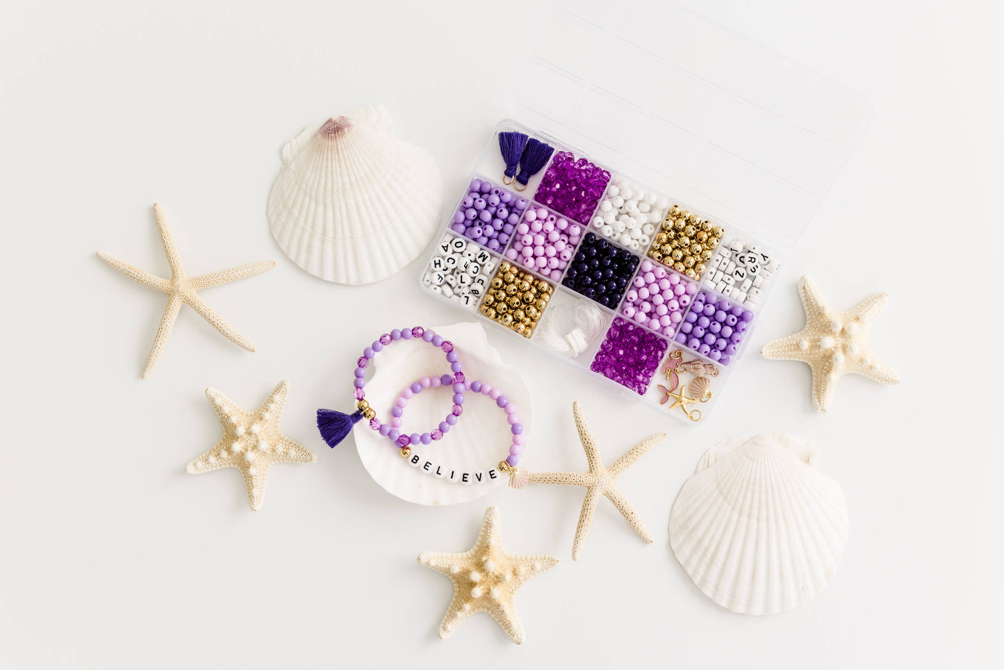 Mermaid At Heart DIY Stretchy Bracelet Craft Kit