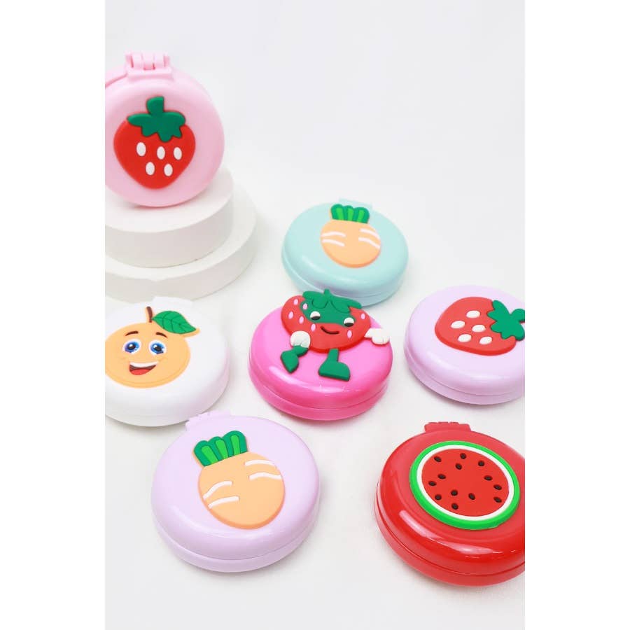 Colorful Round Mirror with Pop Up Brush