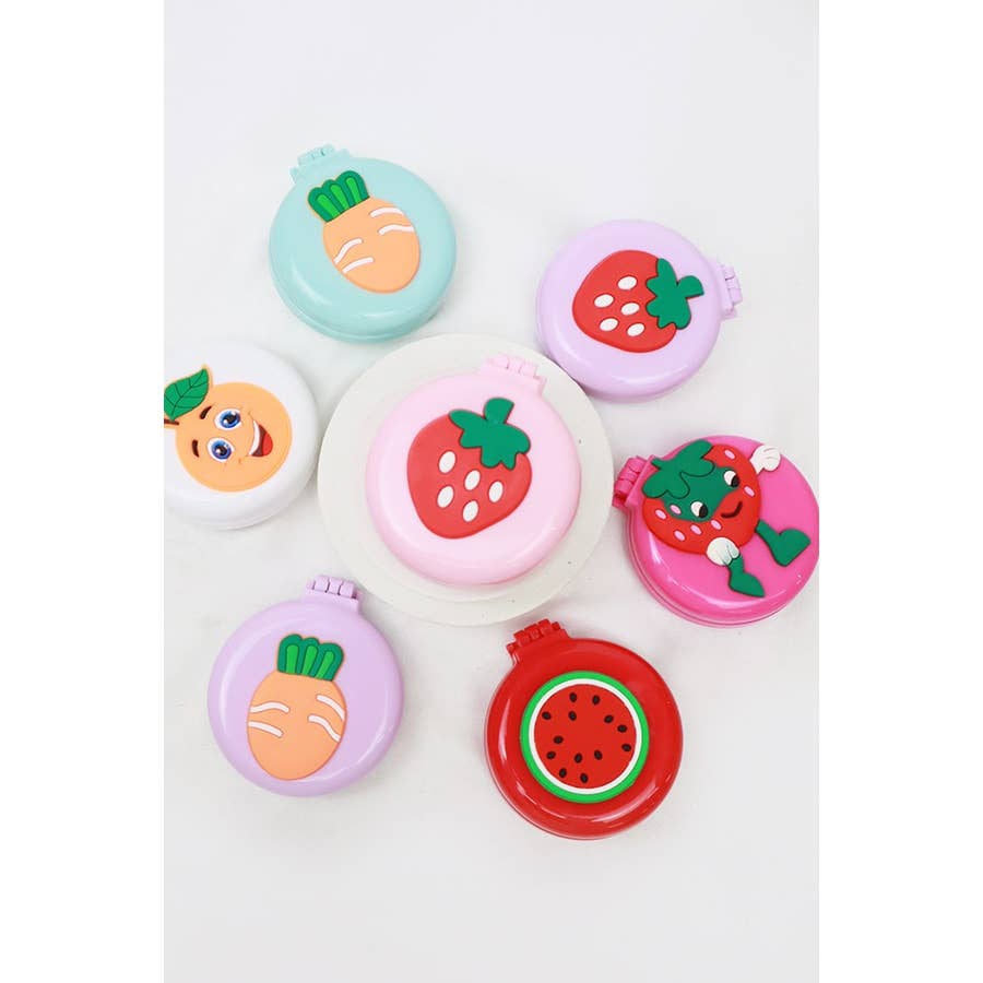 Colorful Round Mirror with Pop Up Brush