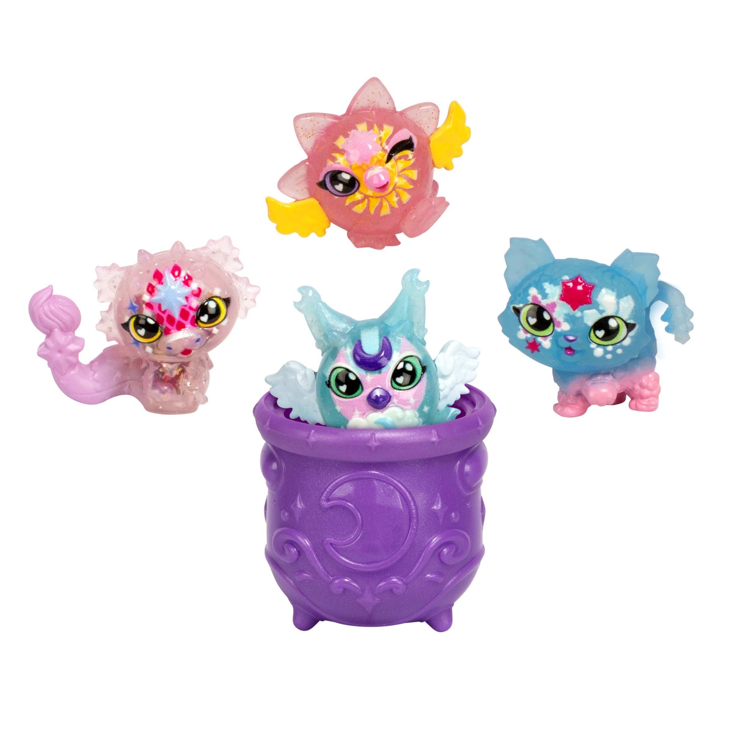 Moose Toys Magic Mixies Mixlings 4-Pack Sparkle