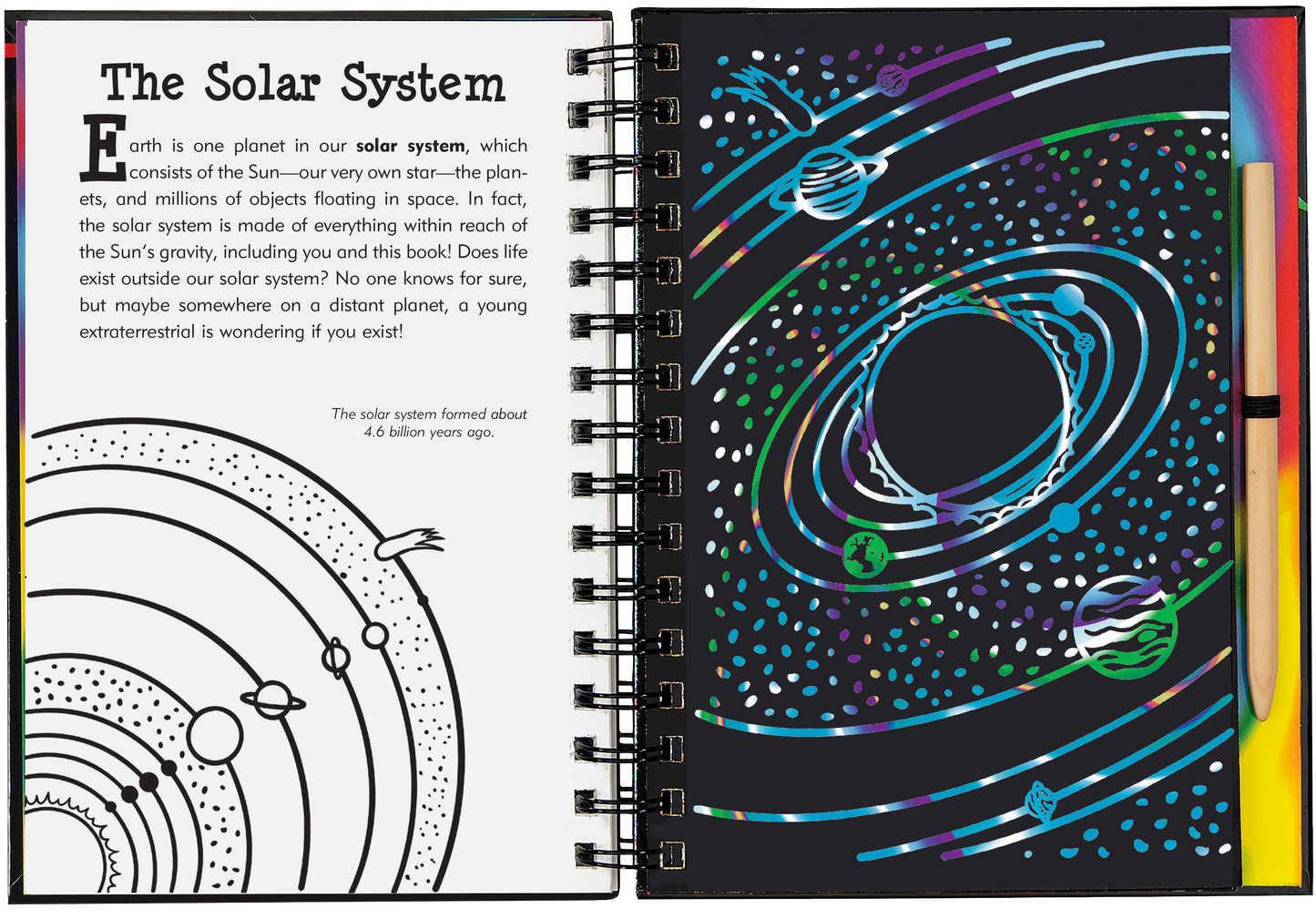 Scratch & Sketch Outer Space (Trace Along)