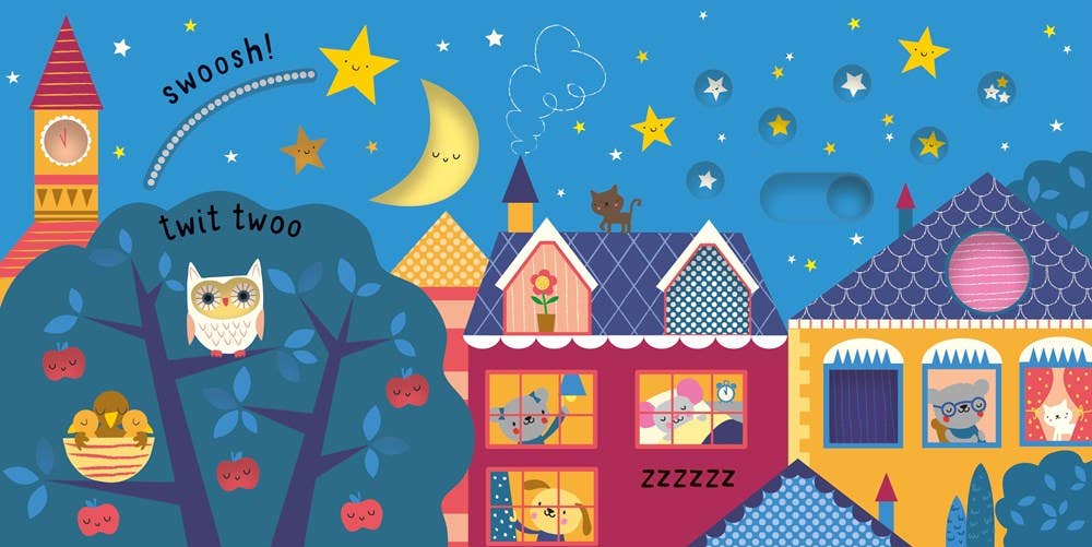Slide And See Nighttime board book : Usborne