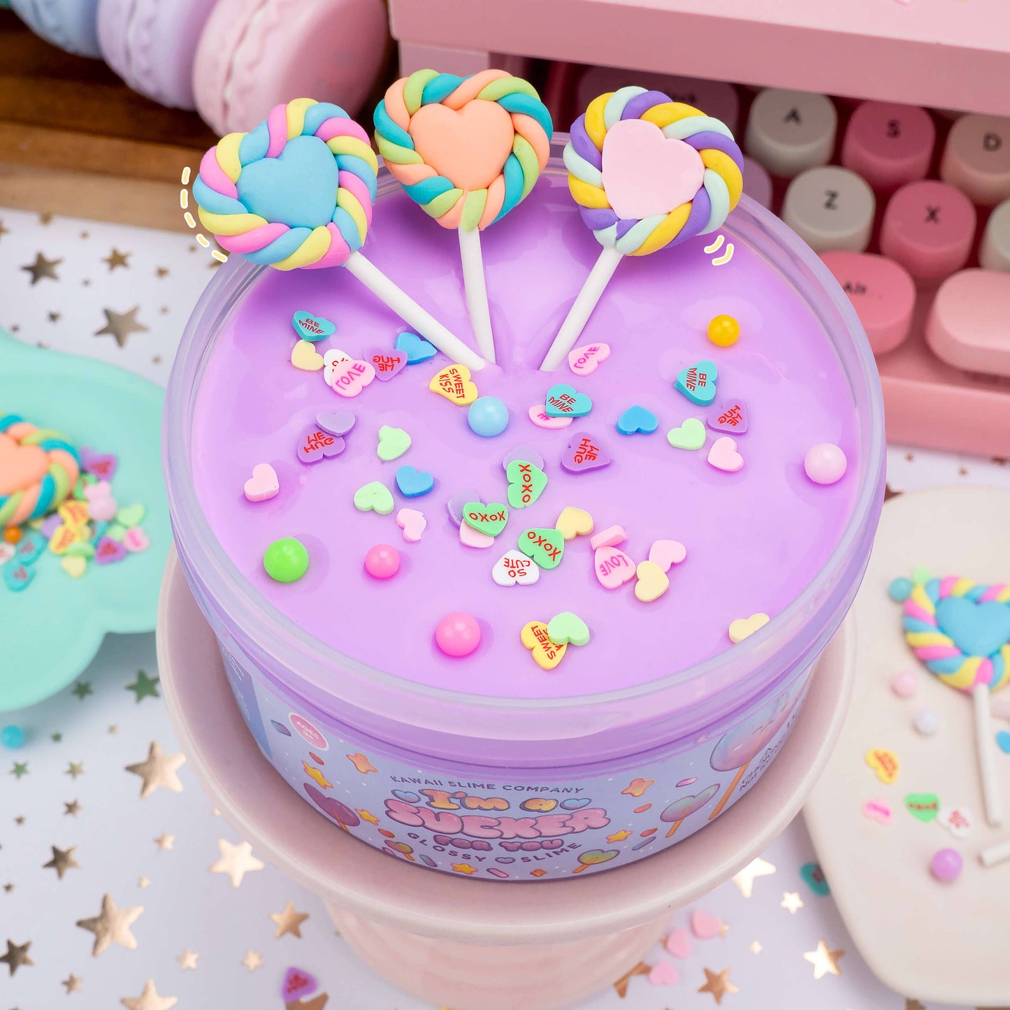 I'm A Sucker For You Glossy Signature Dome™ Slime (4pc/case)