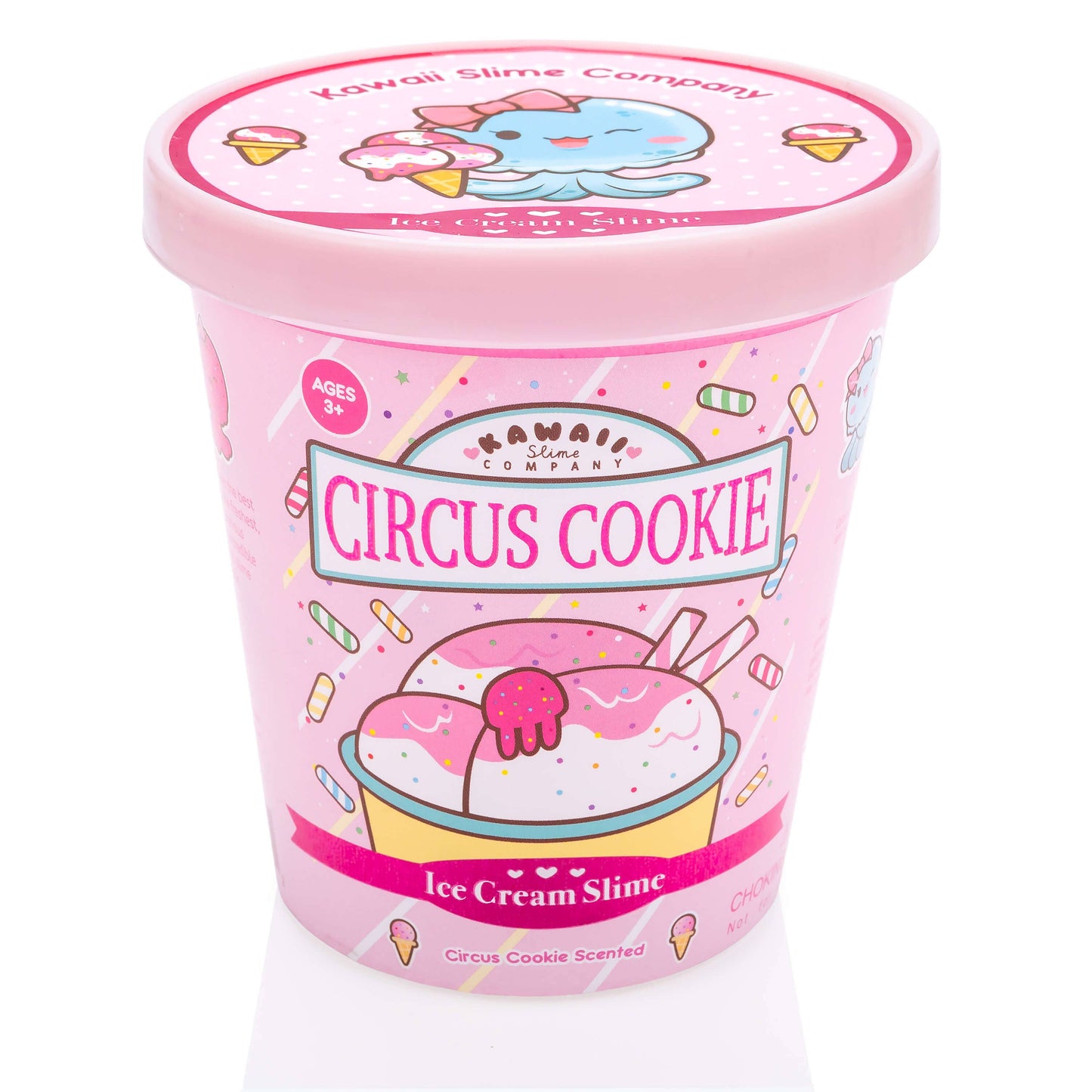 Circus Cookie Scented Ice Cream Pint Slime (5pcs/case)