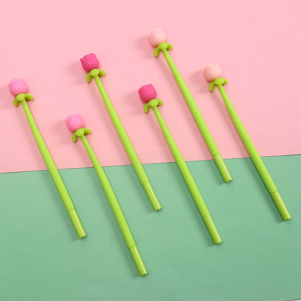 22679 ROSE WIGGLE GEL PEN-36