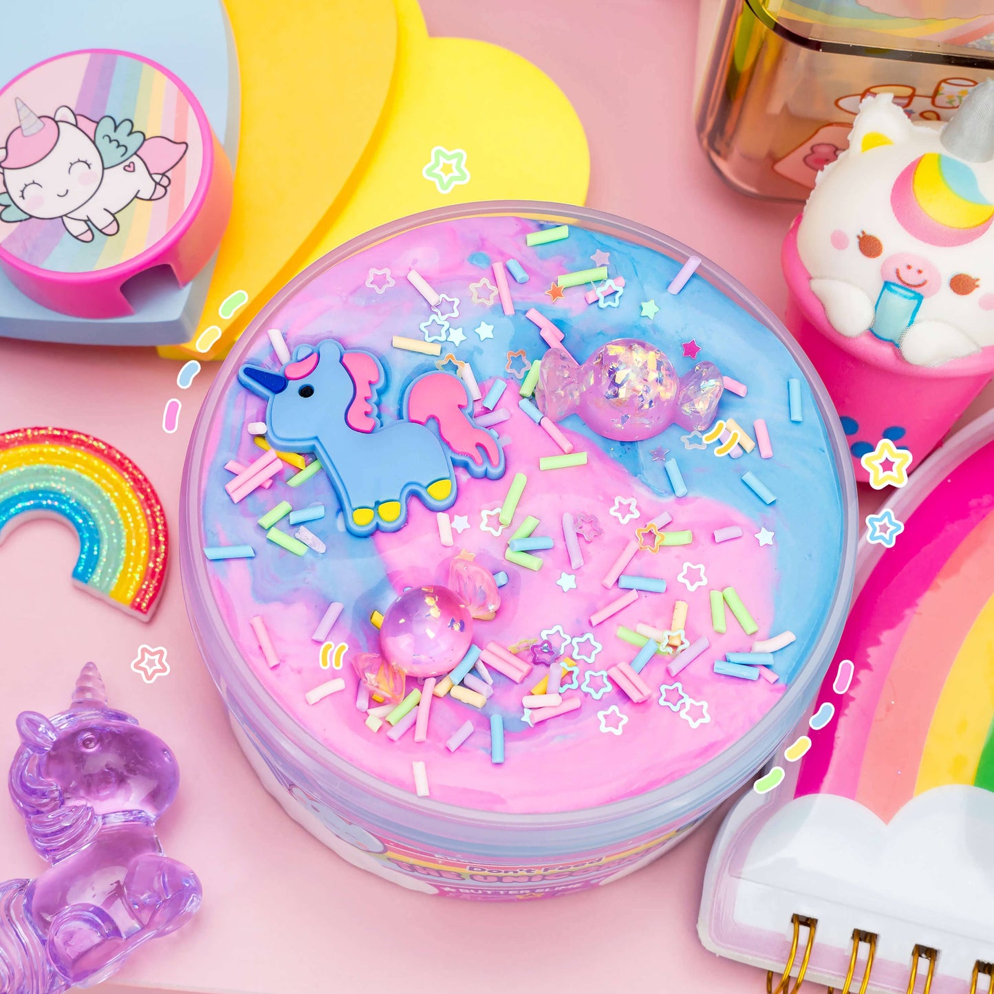 Don't Feed the Unicorns Butter Slime (4pcs/case)
