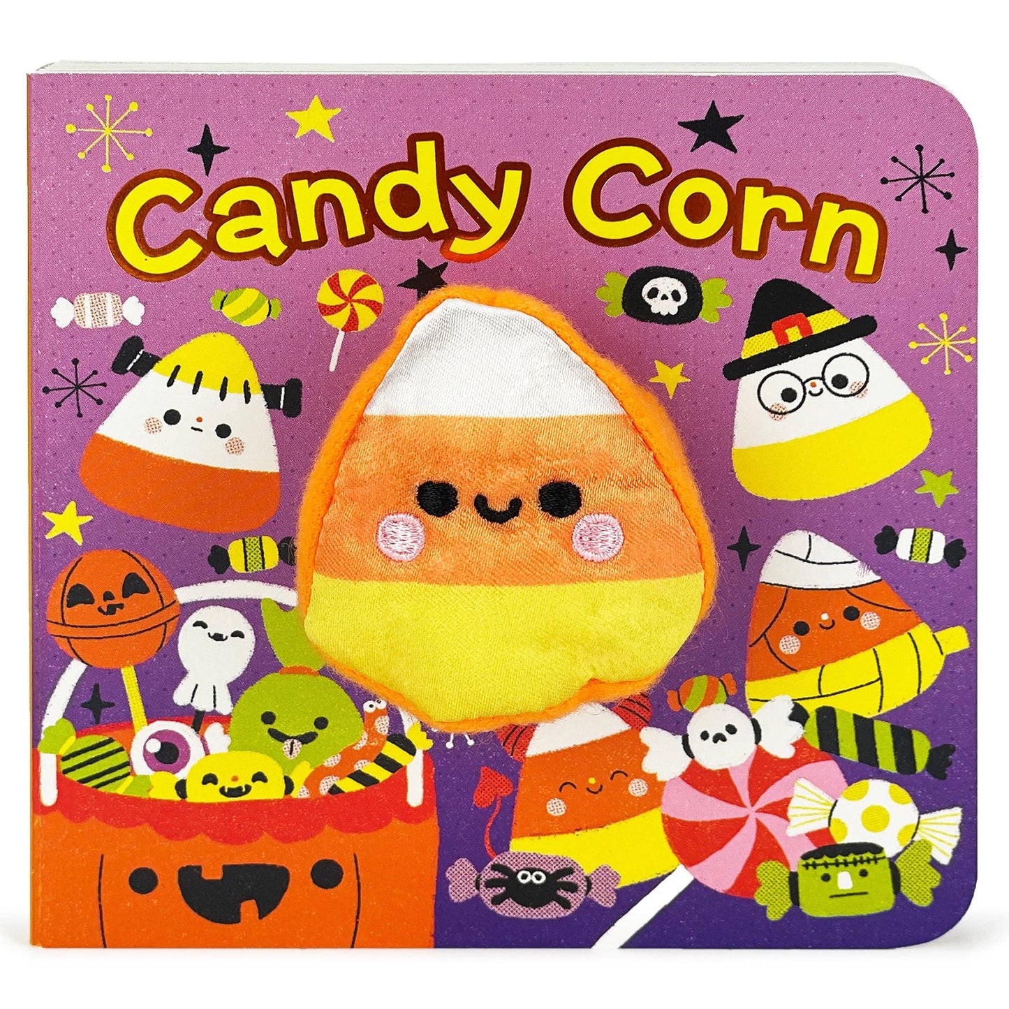 Candy Corn Halloween Lift-a-Flap Finger Puppet Board Book