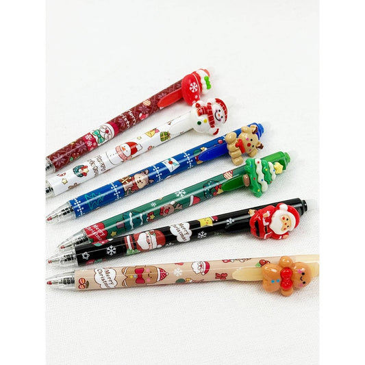 Cute Christmas Ball Point Pen Set