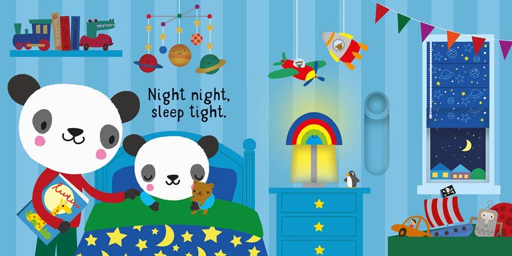 Slide And See Nighttime board book : Usborne