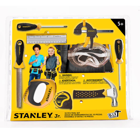 Red Toolbox Stanley Jr. 10-Piece Toolset
