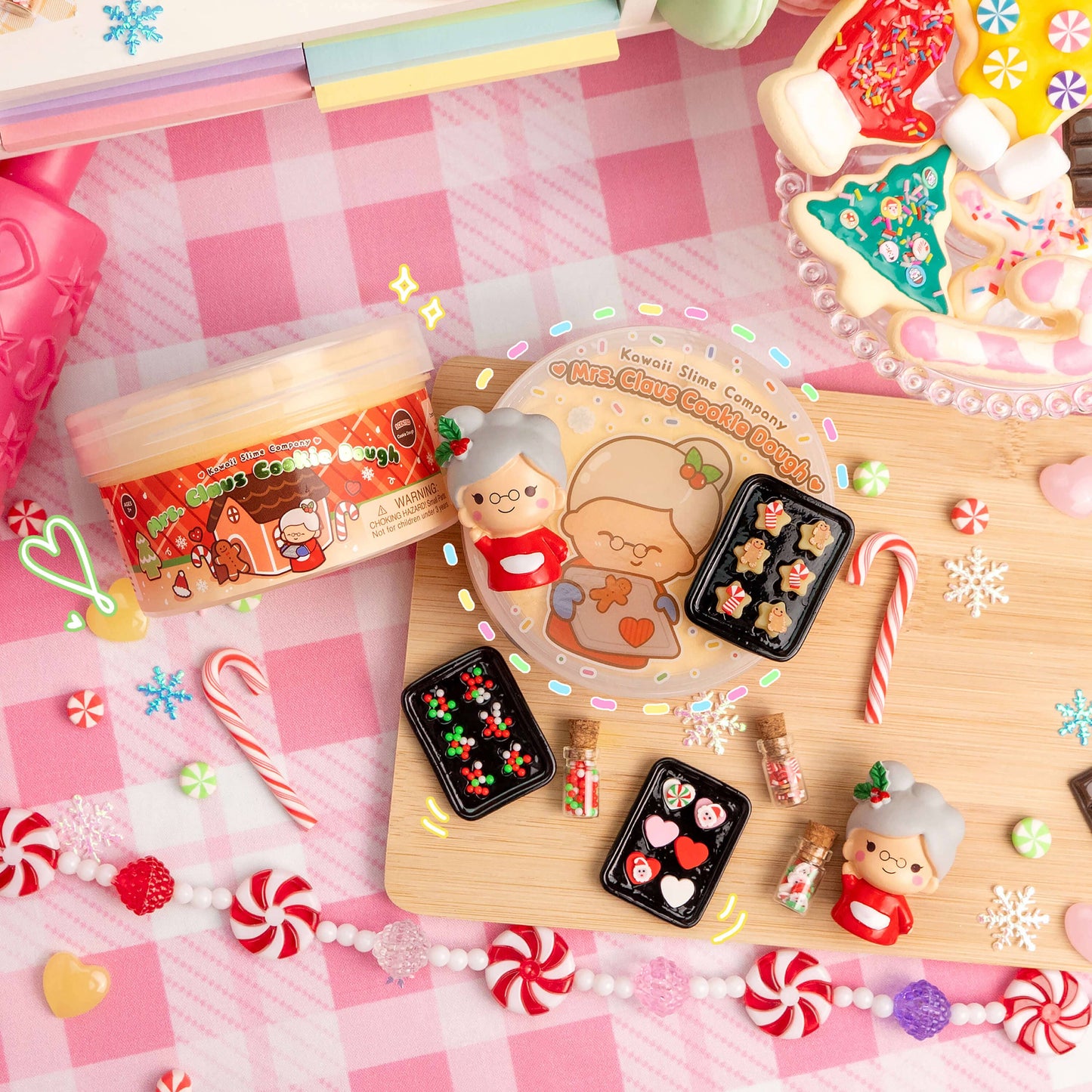 Mrs. Claus' Cookie Dough Clay-Dough Signature Dome™ Slime (4pcs/case)