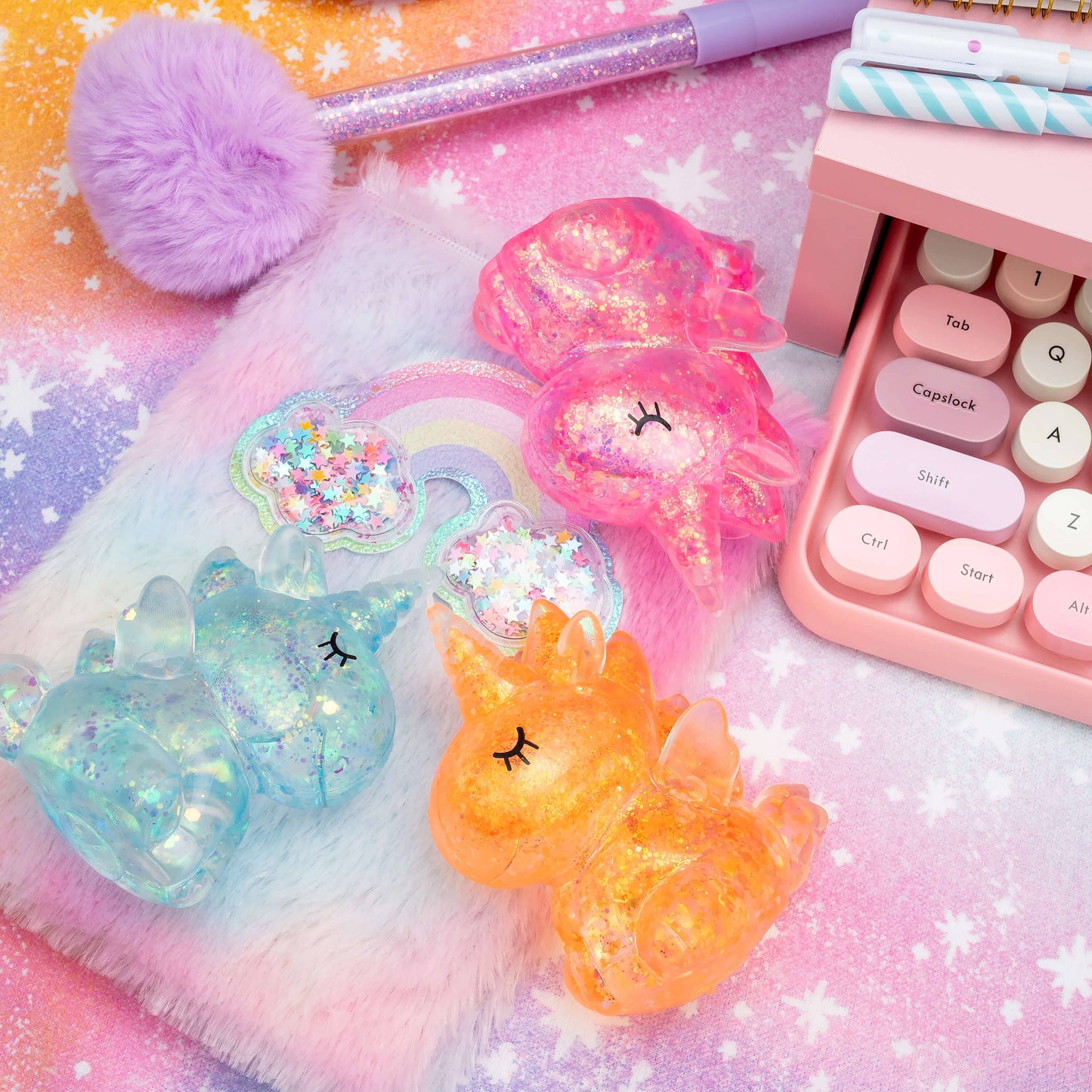 Gummy Unicorn Friends Sensory Squishy Toy (12pcs/case)