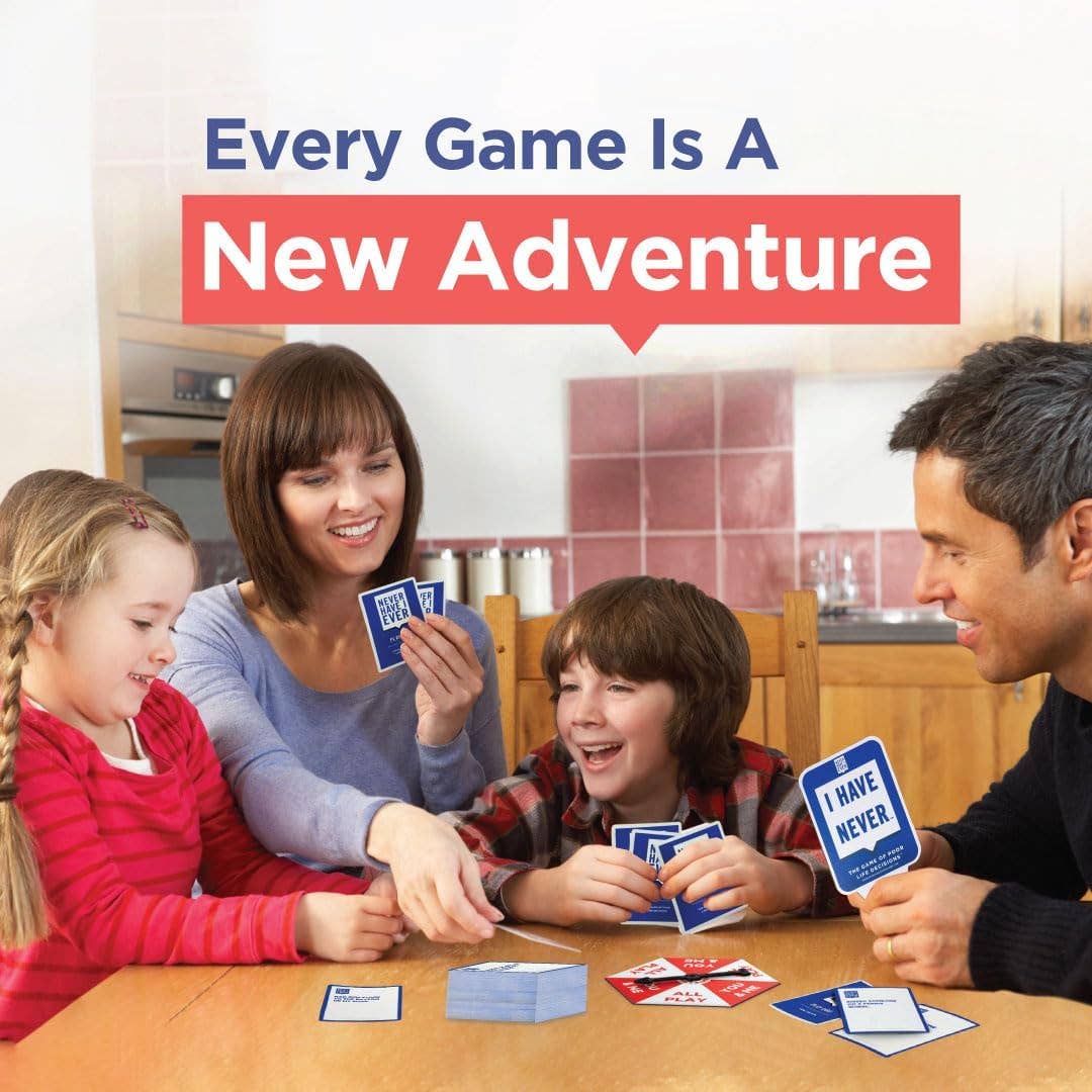 Never Have I Ever, The Family Edition Party Card Game