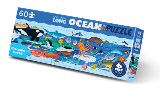 60-Piece Super Duper Long Puzzle - Oceans
