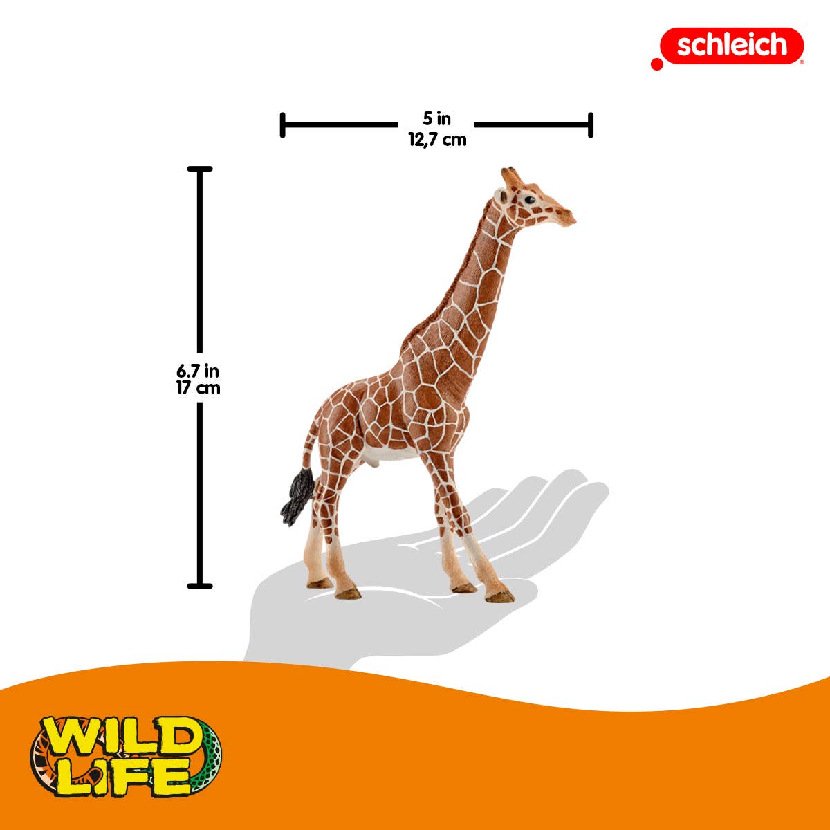 Giraffe, Male Safari Animal Toy