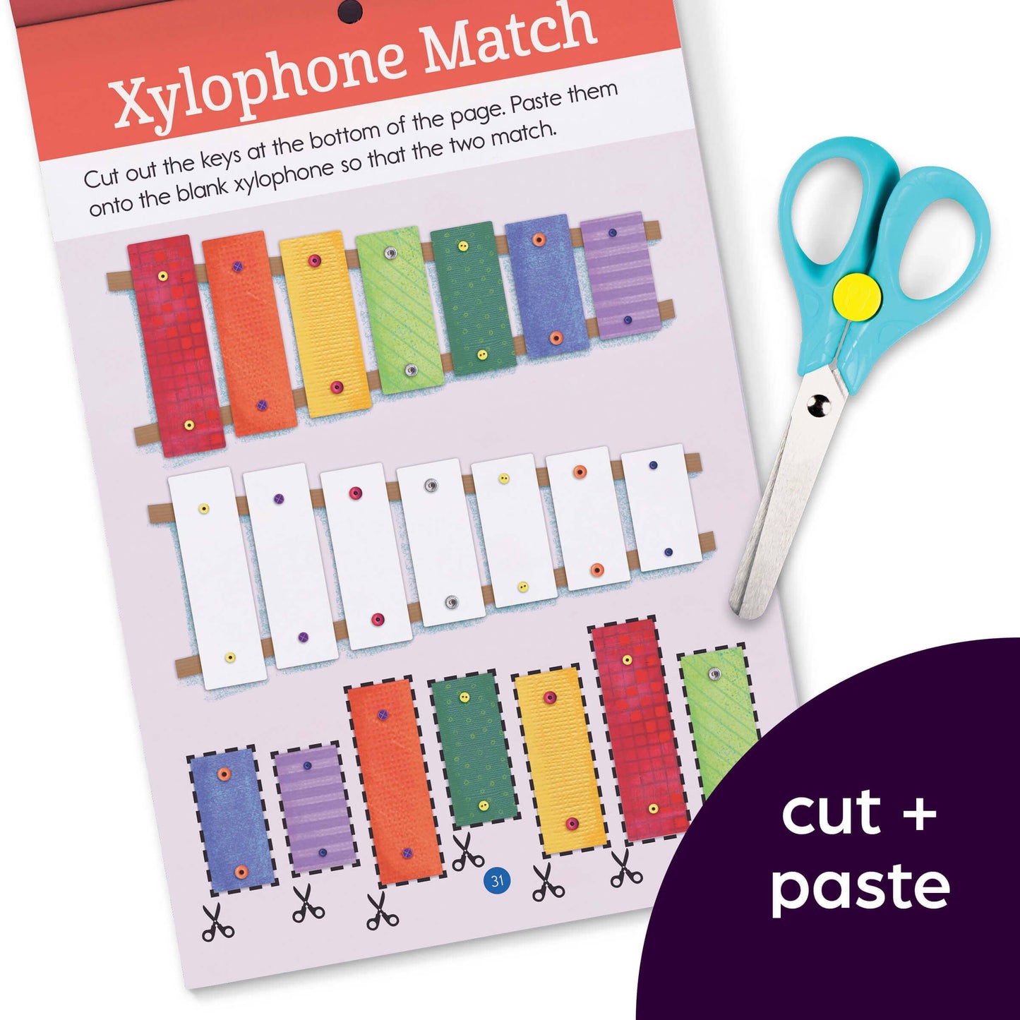 Preschool Cutting and Pasting