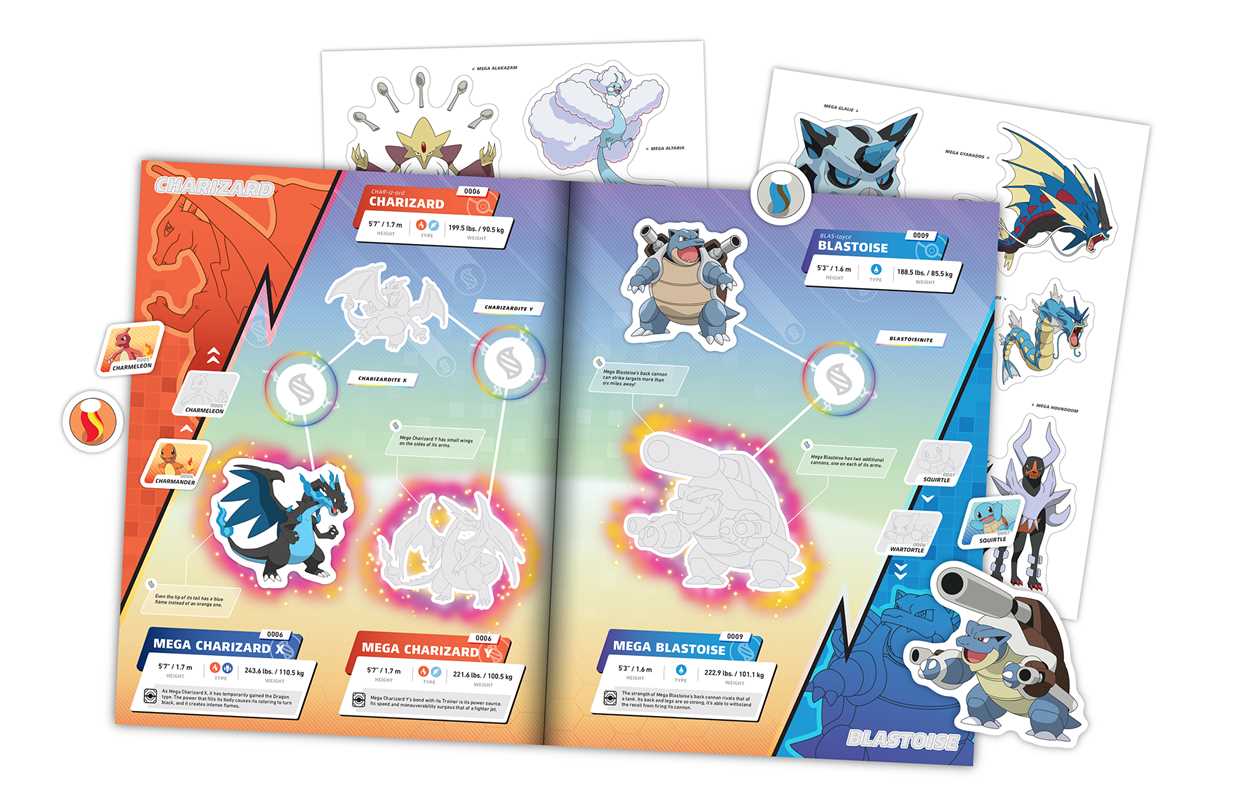 Pokémon The Official Mega Evolutions Sticker Book by Pikachu Press