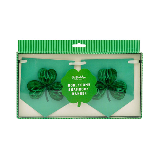 Honeycomb Shamrock Banner