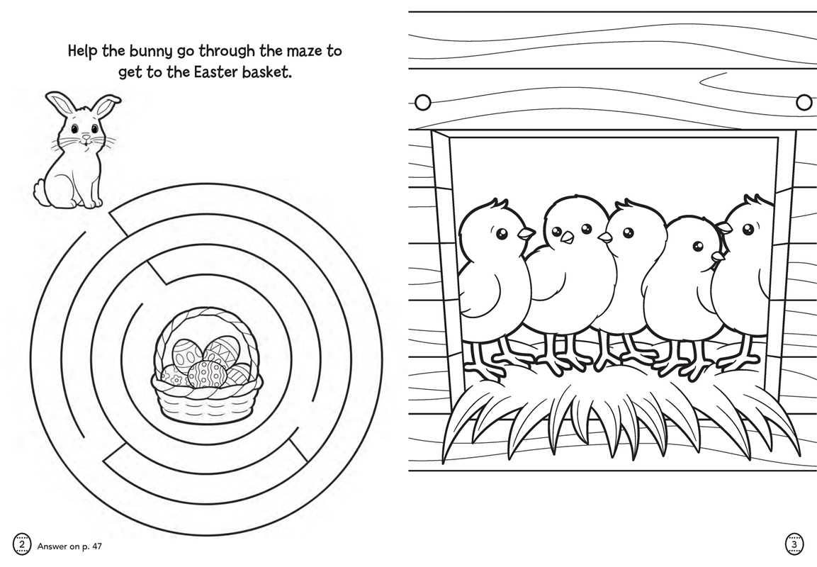 Every Bunny Loves Easter Coloring & Activity Book with 4 Crayons and 50+ Stickers by Editors of Silver Dolphin Books