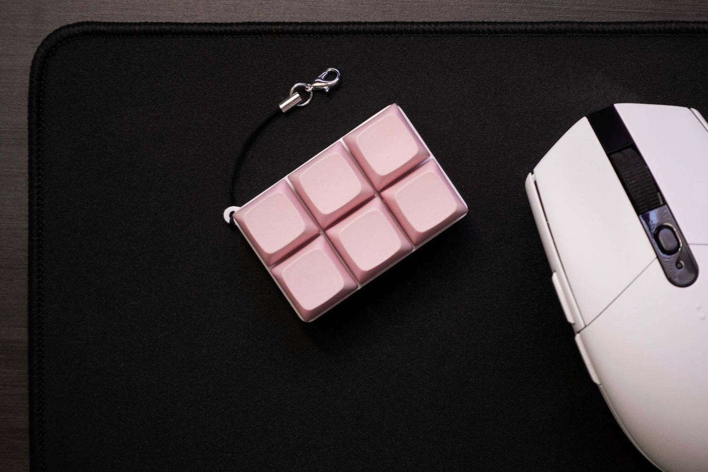 6 Key Mechanical Keyboard Fidget Keychain