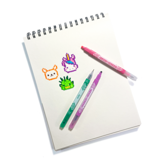 Stamp-A-Square: Double-Ended Markers