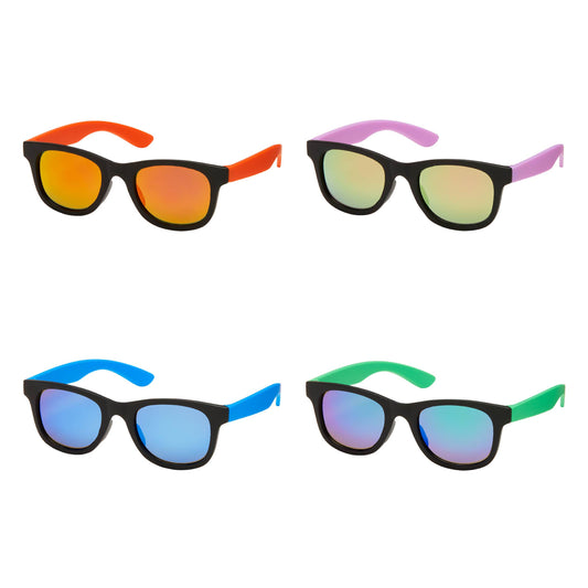KFL1000 Kids Floaties Polarized 2Tone Color Mirror Sunglass