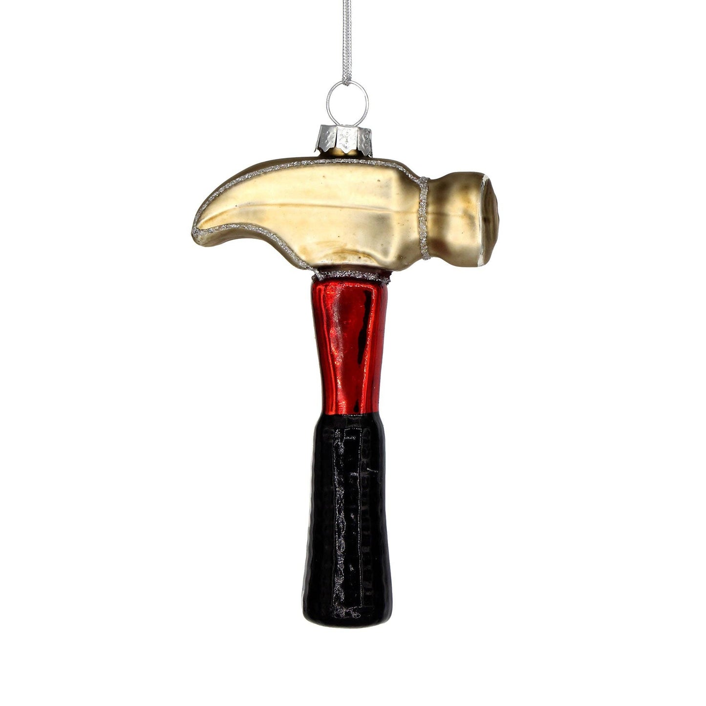 Hammer, Retro Glass Tool Ornament Stocking Stuffer Gift
