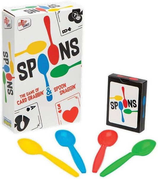 Spoons Card Games for Kids and Adults 3-5 Players