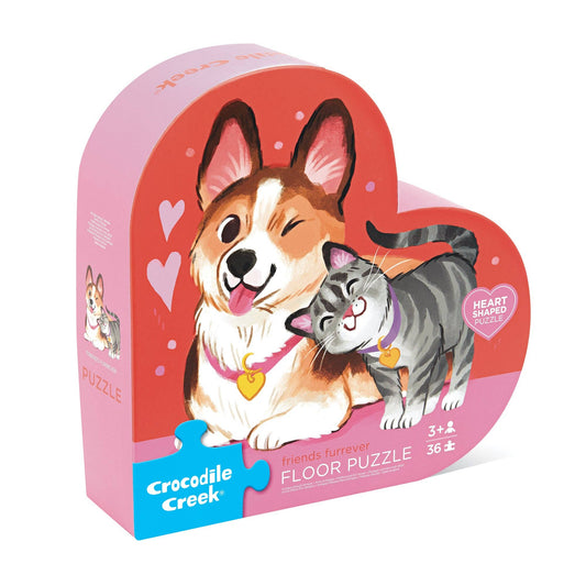 36-Piece Shaped Box Puzzle - Friends Furrever