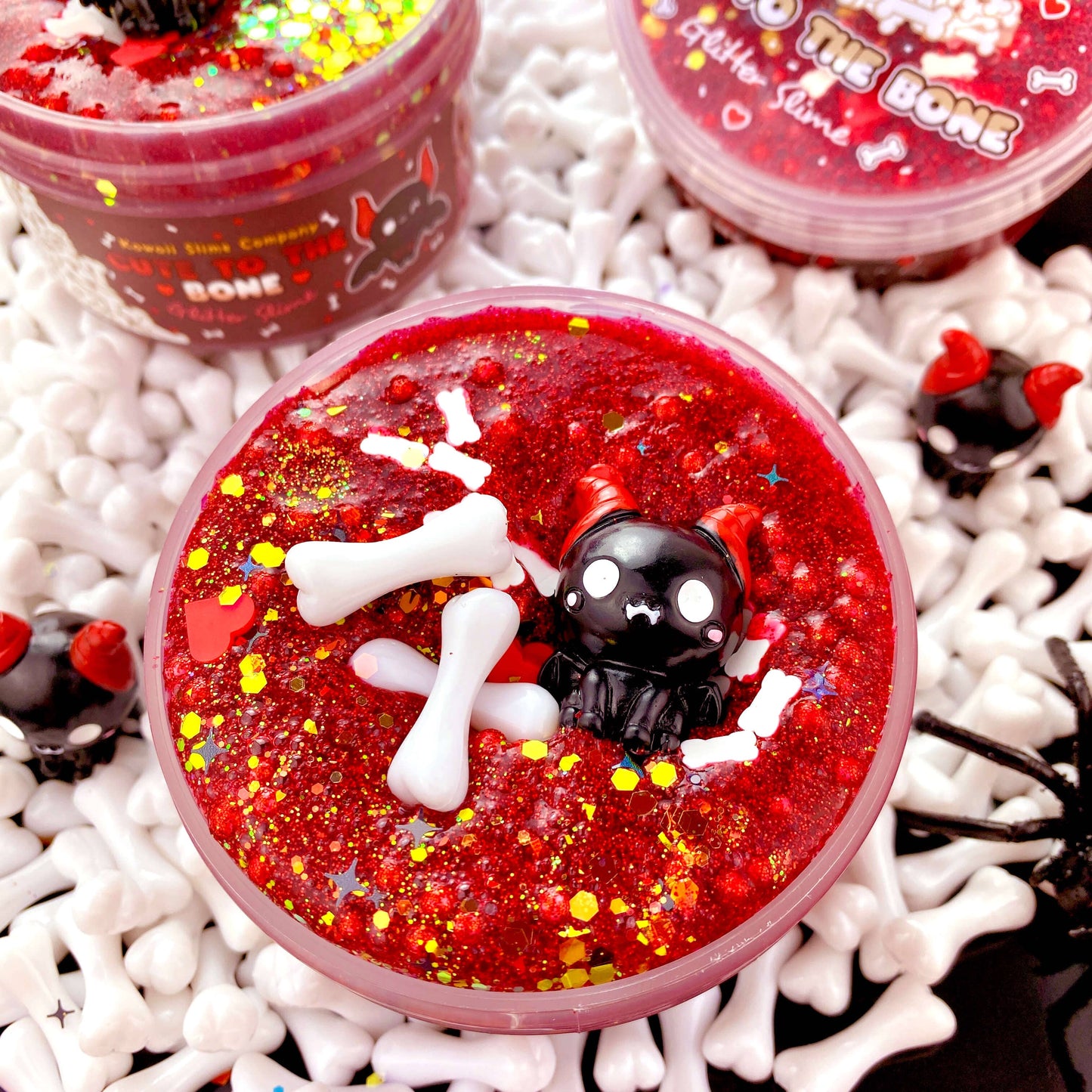 Cute To The Bone Glitter Slime