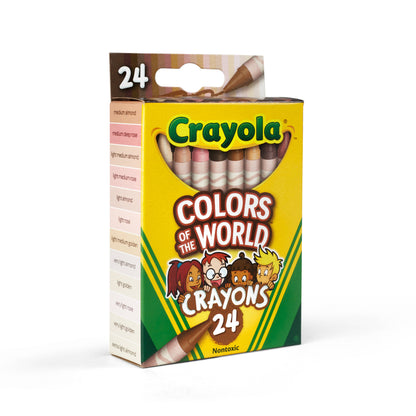 24 Count Crayola Colors of the World Crayons