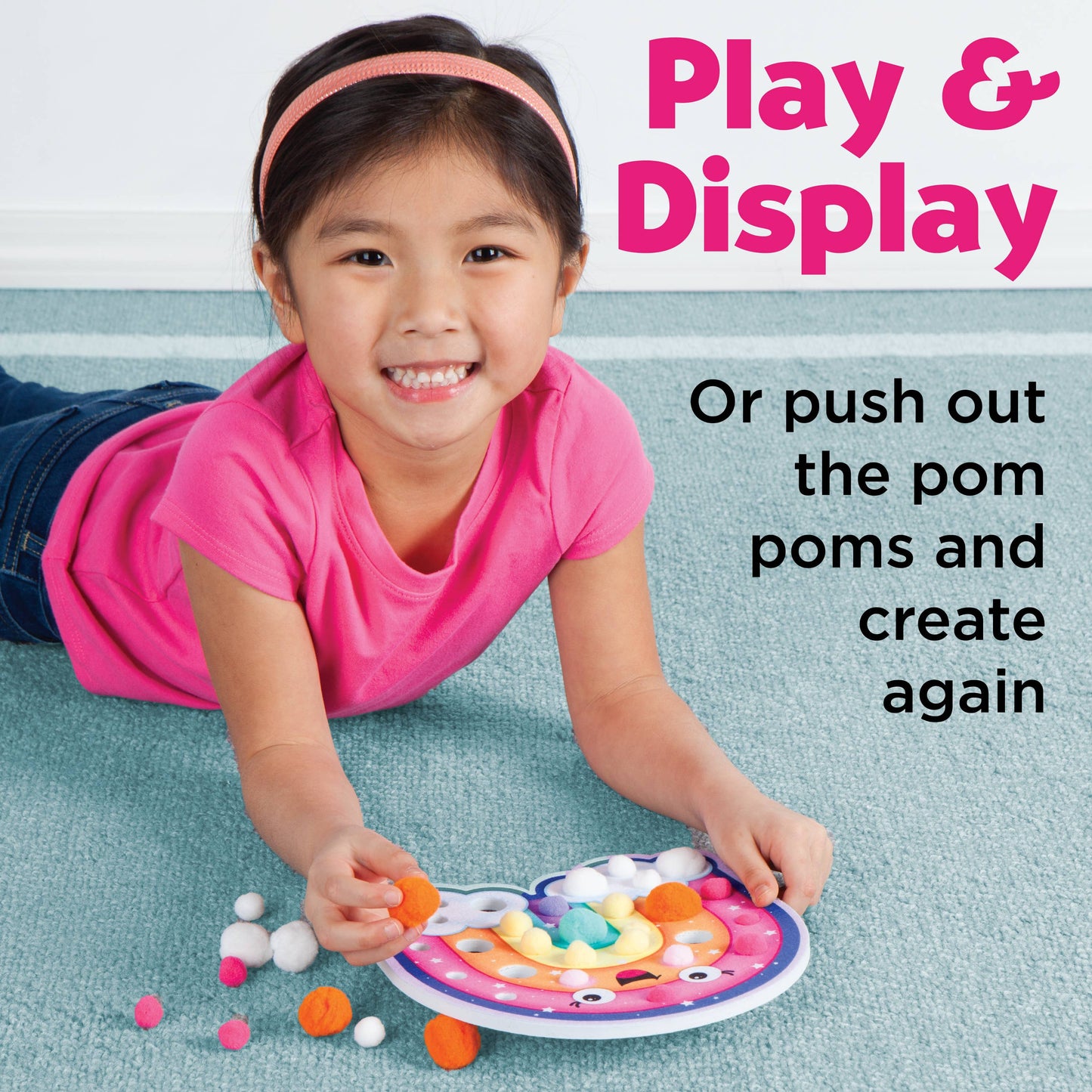 Pom Pom Magical Pictures Activity Kit for Preschool Kids