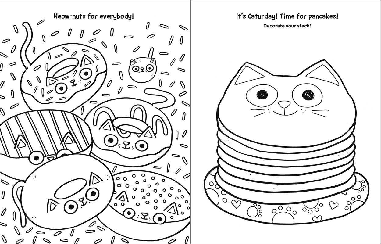 Crayola: Colorful Cats And Snacks (A Crayola Coloring Glitter Sticker Activity Book for Kids) by BuzzPop
