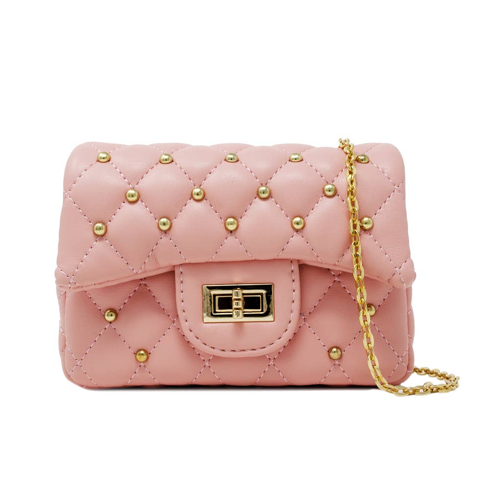 Classic Quilted Stud Mini Bag