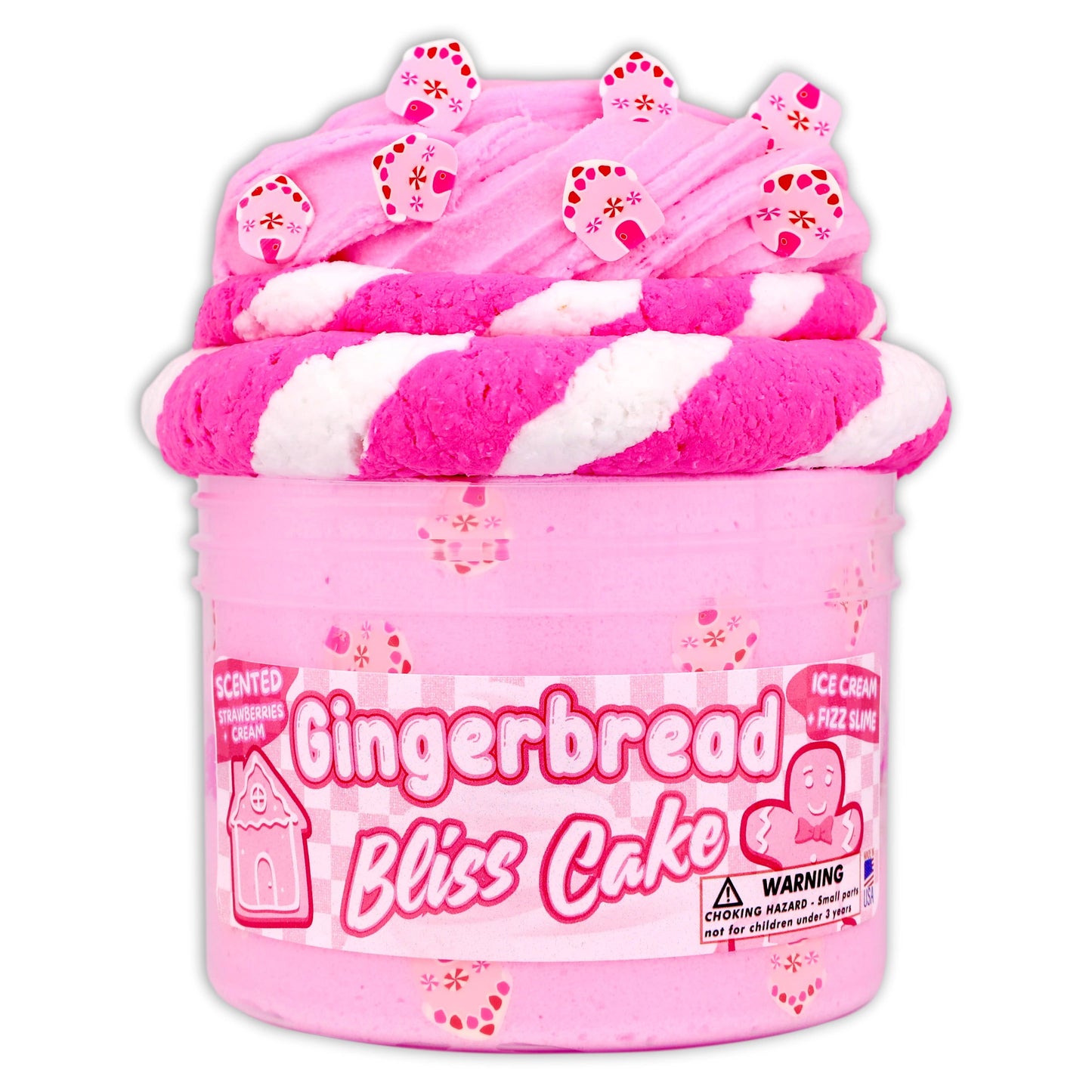 Gingerbread Bliss Cake - Christmas Slime