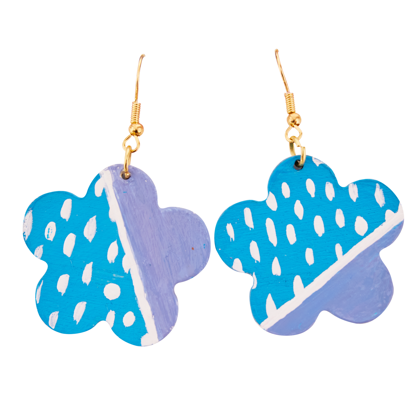 Painted Wood Earrings - Adult Craft Kit Makes 3 Pairs