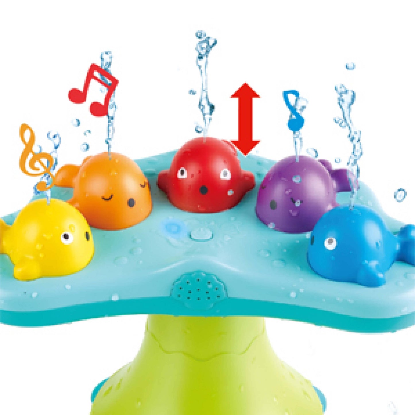 Hape Musical Whale Fountain - Bath Toy for Babies 18+ Months