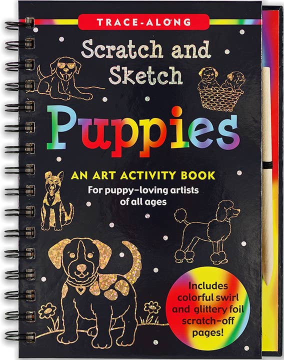Scratch & Sketch™ Puppies (Trace Along)