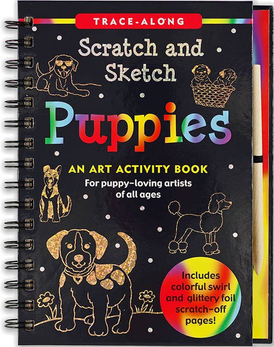 Scratch & Sketch™ Puppies (Trace Along)