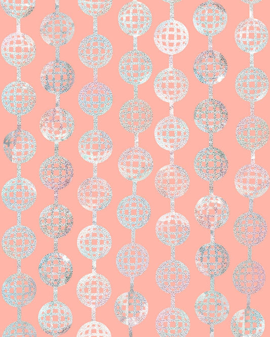 Disco Ball Foil Curtain, Birthday Party, Groovy 70s Décor