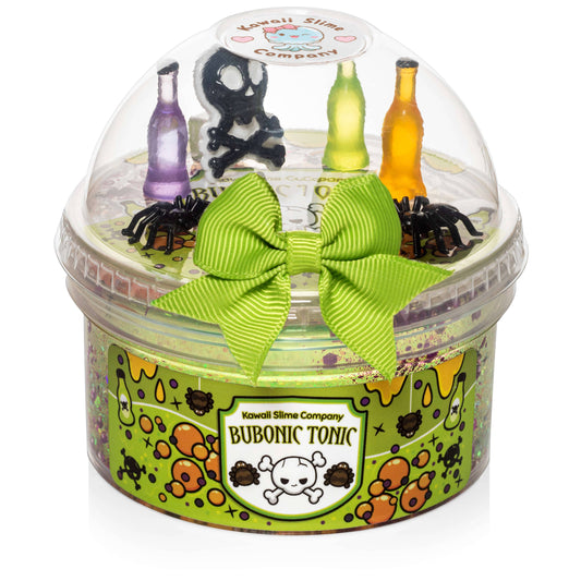 Bubonic Tonic Clear Glitter Slime (4pcs/case)