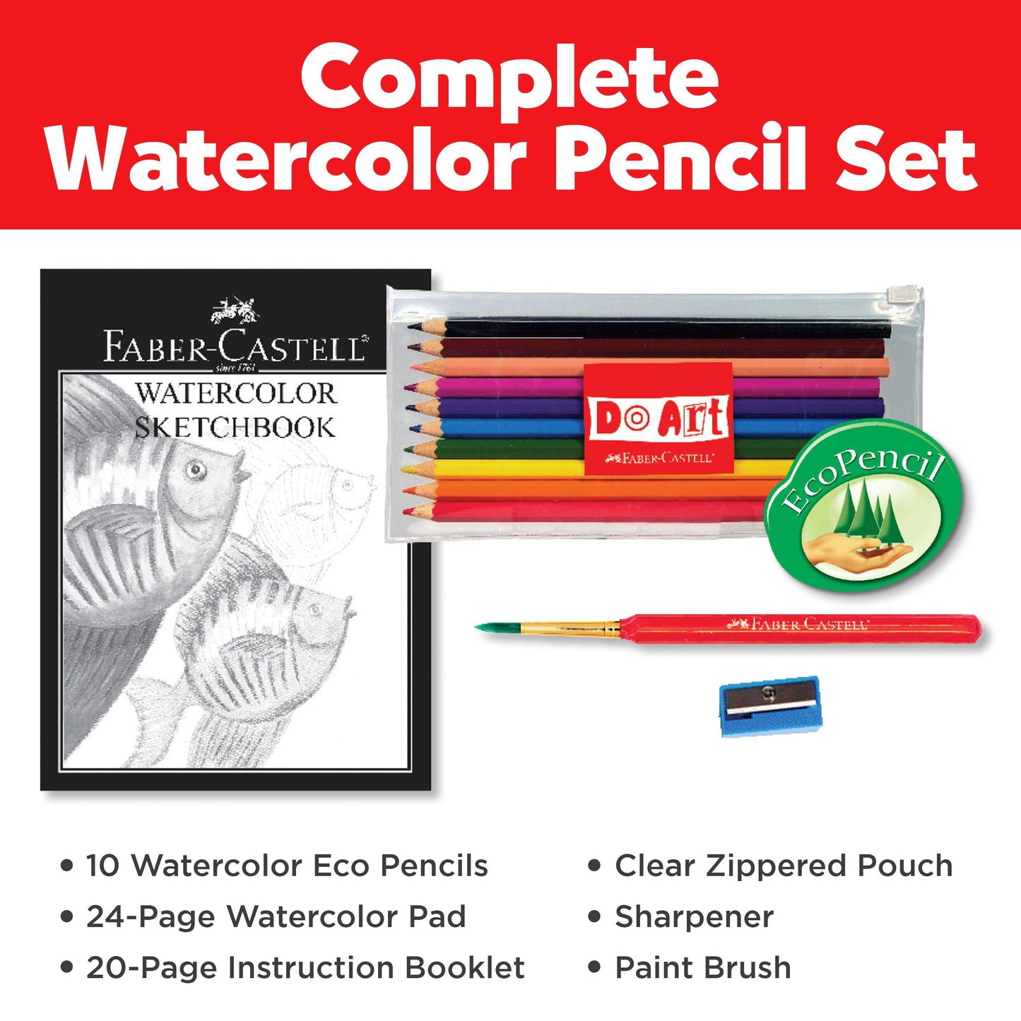 Do Art Watercolor Pencil Beginner Art Kit for Kids