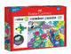 DIY Color by Number Puzzle - Jungle Animals Kit for Kids