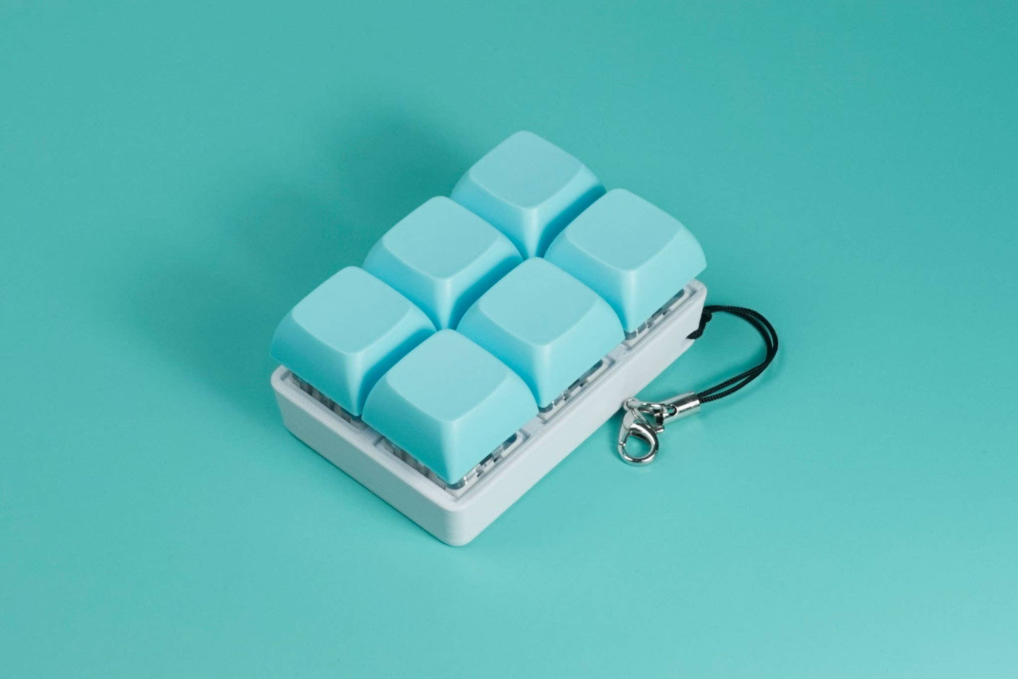 6 Key Mechanical Keyboard Fidget Keychain