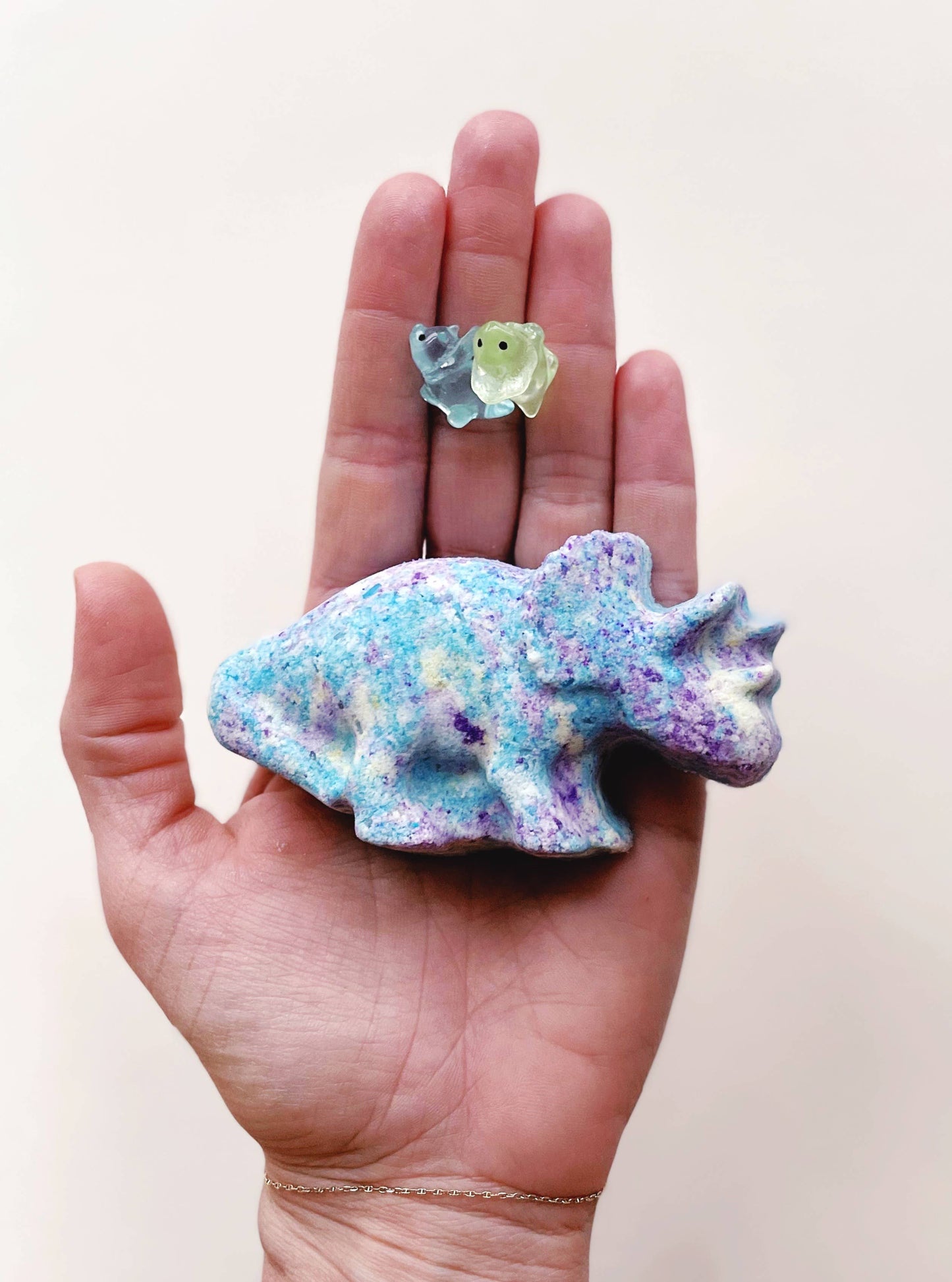 Triceratops Dino Bath Bomb - with toy!