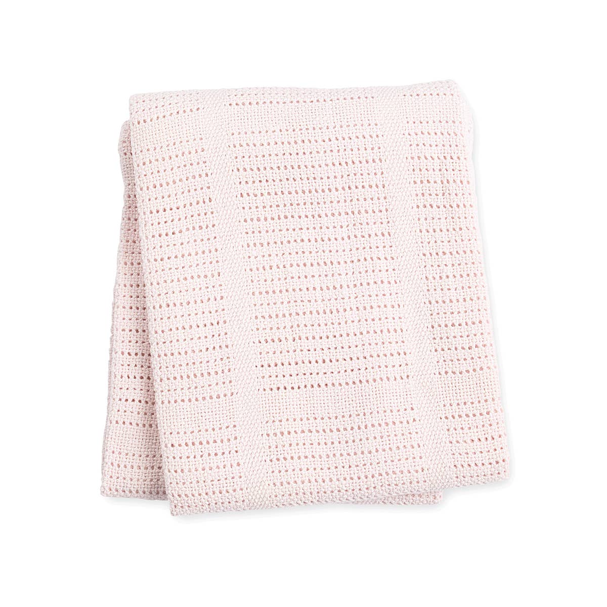Cellular Baby Blanket – Pink- 100% Cotton (40" x 30")