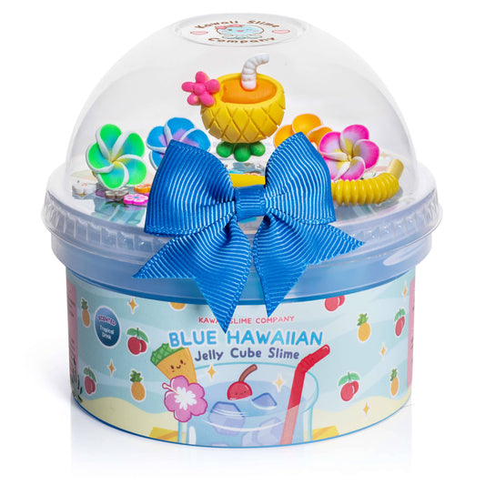 Blue Hawaiian Jelly Cube Slime