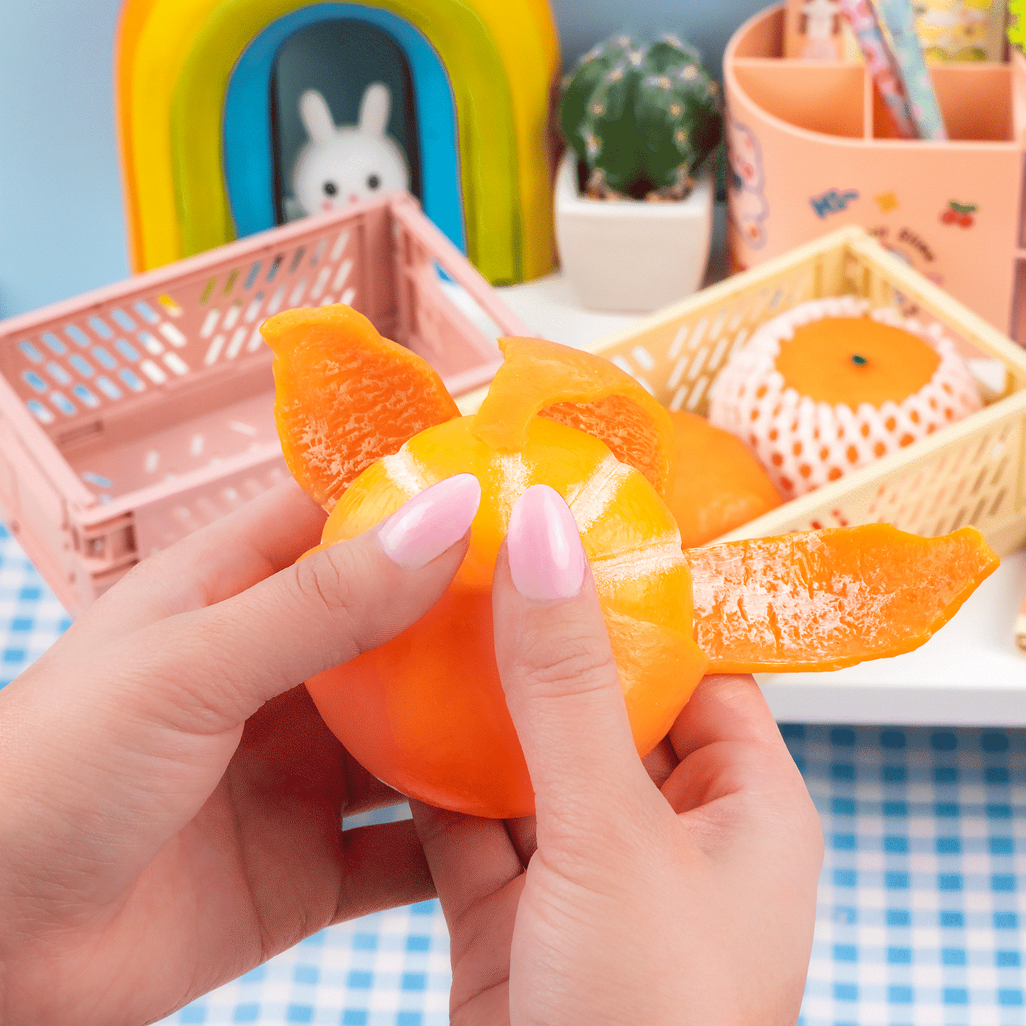 Tangerine Cutie Peeling Fidget Sensory Toy PDQ (12pcs/case) - NEW
